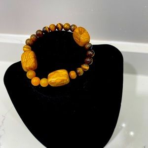 Gemstone bracelet handcrafted stretchy